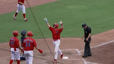 Matthew Ferrara's first career home run
