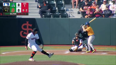 Keyner Martinez In play, run(s) to Drew Burress