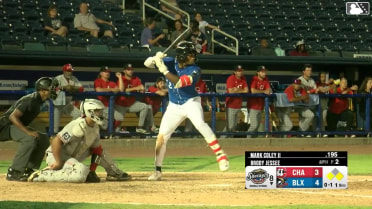 Mark Coley II out on a sacrifice fly to center fielder Jay Allen II. Dylan O'Rae scores.