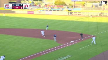 Charlie Szykowny doubles (10) on a sharp line drive to right fielder Eli Serrano III. Maui Ahuna scores. Parks Harber to 3rd.