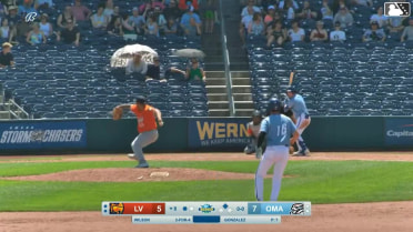 Peyton Wilson hits a ground-rule double (9) on a fly ball to right-center field. Connor Kaiser scores.