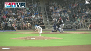 Ruben Ibarra homers (5) on a fly ball to center field.
