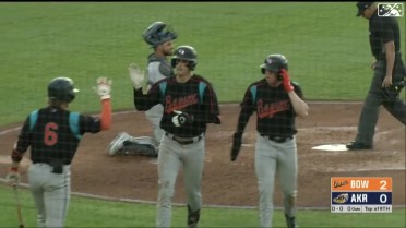 Mayo hits a 2-run home run on a fly ball for Double-A