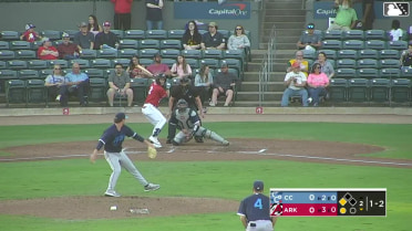 Sammy Siani grounds out to first baseman Garret Guillemette. Bill Knight scores.