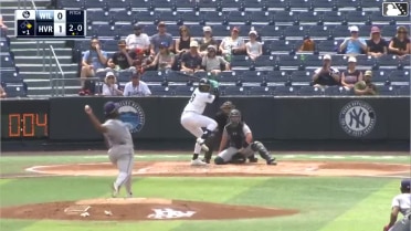 Roderick Arias singles on a fly ball to left fielder Teo Banks. Core Jackson scores. Kyle West to 3rd.