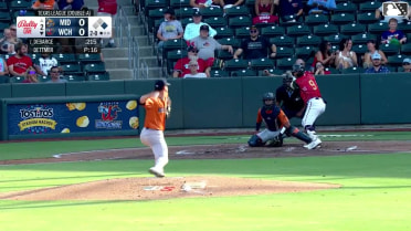 Kyle DeBarge homers (11) on a fly ball to left field. Caden Kendle scores.