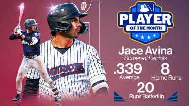 Jace Avina Named MiLB’s Eastern League Player of the Month For May
