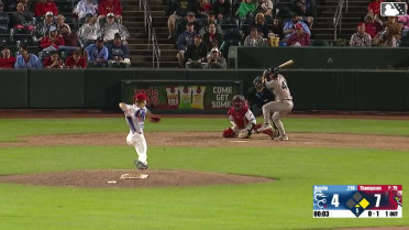 Trevor Austin homers (6) on a line drive to right center field. Yamal Encarnacion scores.