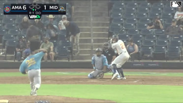 Ryan Lasko triples (2) on a sharp line drive to right fielder Gavin Conticello.