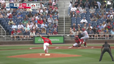 Raider Tello singles on a line drive to left fielder Roman Anthony. Bryan Rincon scores. Pedro León to 2nd.