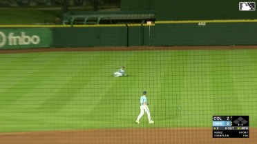 Drew Waters' sliding catch