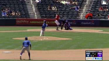 Garrett McDaniels In play, run(s) to Zac Veen