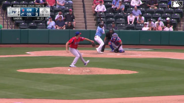 Will Sanders In play, run(s) to Dayan Frias