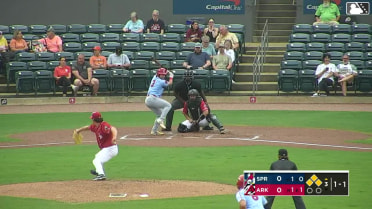 Noah Mendlinger singles on a ground ball to first baseman Charlie Pagliarini. Travis Honeyman scores. Jeremy Rivas to 3rd. Graysen Tarlow to 2nd.