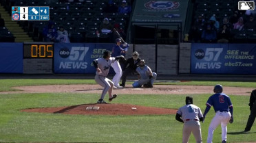 Kade Snell singles on a line drive to left fielder Brandon Compton. Kane Kepley scores. Owen Ayers to 2nd.