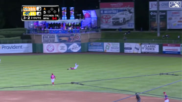 Phillies prospect Jared Carr makes a nice diving grab
