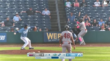 Liover Peguero singles on a ground ball to shortstop Andrew Velazquez. Keaton Anthony scores.