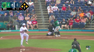 Luis Guanipa's two-run double