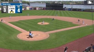 Davis Diaz singles on a ground ball to center fielder Nolan Sailors. Casey Yamauchi scores. Rodney Green Jr. to 2nd.