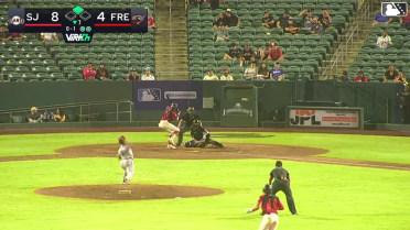 Ashly Andujar singles on a line drive to left fielder Oliver Tejada. Juan Martinez scores.