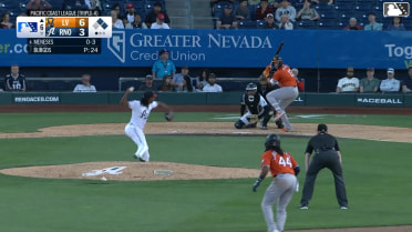 Joey Meneses grounds into a double play, shortstop Jacob Amaya to second baseman Luis Urías to first baseman Tyler Locklear. Brett Harris out at 2nd. Joey Meneses out at 1st.