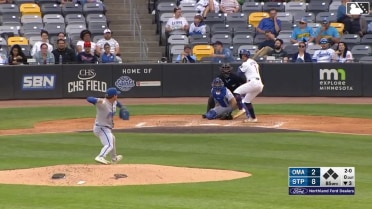 Tanner Schobel homers (3) on a fly ball to left center field. Cody Morissette scores.