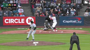 Jacob Sharp grounds into a force out, third baseman Walker Martin to second baseman Jean Carlos Sio. Manuel Beltre scores. Maddox Latta to 3rd. Alexis Hernandez out at 2nd. Jacob Sharp to 1st.