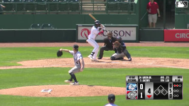 Rodney Green Jr. homers (5) on a line drive to right field.