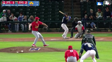 Spencer Nivens singles on a line drive to right fielder Miguel Ugueto. Justin Johnson scores. Sam Kulasingam scores. Brett Squires to 3rd.