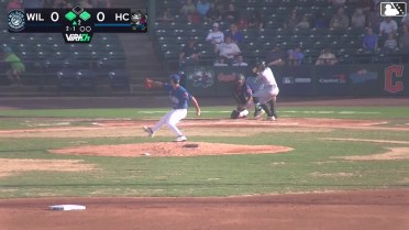 José Anderson walks. Brailyn Antunez scores. Rylan Mills to 3rd. Throwing error by catcher Reiner Herrera.