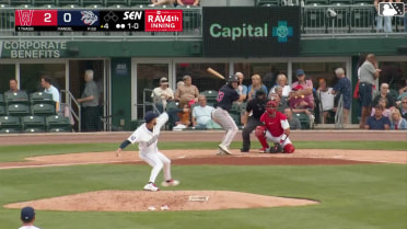 Nathan Hickey homers (4) on a fly ball to right center field.