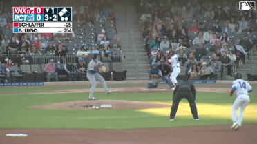 Matthew Lugo walks. Kyren Paris scores. Raudi Rodriguez to 3rd. Passed ball by catcher Owen Ayers.