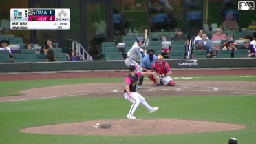 Gavin Cross homers (10) on a fly ball to right center field.