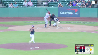 Rafe Perich doubles (2) on a sharp line drive to right fielder Tirso Ornelas. Dylan Dreiling scores.