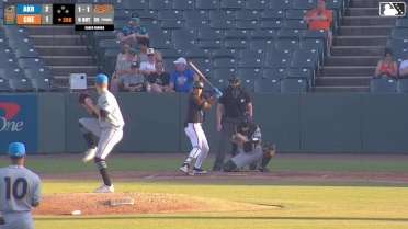 Frederick Bencosme homers (8) on a fly ball to right field.