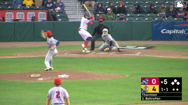 Jace Bohrofen homers (7) on a fly ball to left center field.