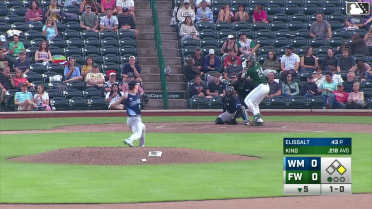 Lamar King Jr. homers (4) on a fly ball to center field. Rosman Verdugo scores.