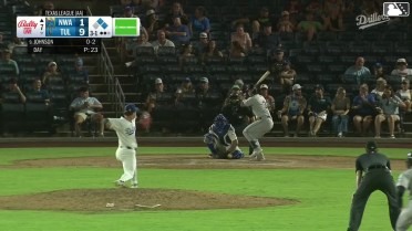 Justin Johnson singles on a ground ball to center fielder Kendall George. Omar Hernandez scores. Jorge Alfaro to 2nd.