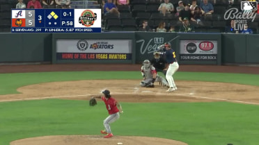 Yu-Min Lin In play, run(s) to Brian Serven