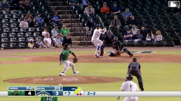 Aiven Cabral In play, run(s) to Brooks Bryan