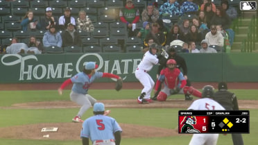 Charles Davalan singles on a ground ball to center fielder Ian Petrutz. Victor Rodrigues scores. Samuel Munoz to 3rd.