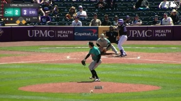 Aaron Antonini grounds out, shortstop Griff O'Ferrall to first baseman Anderson De Los Santos. Peyton Graham scores. E.J. Exposito to 2nd.