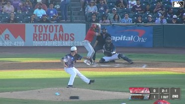 Lucas Ramirez grounds out, second baseman Dervy Ventura to first baseman Starlin Aguilar. Ryland Zaborowski scores. Marlon Quintero to 3rd.