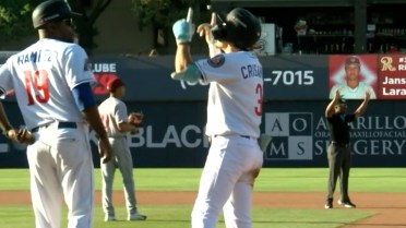 Demetrio Crisantes hits for the cycle