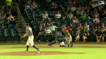 Tyler Locklear crushes his first Double-A homerun