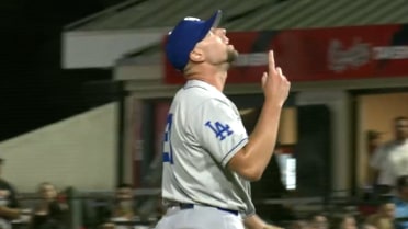 Blake Treinen strikes out a pair in a 1-2-3 inning