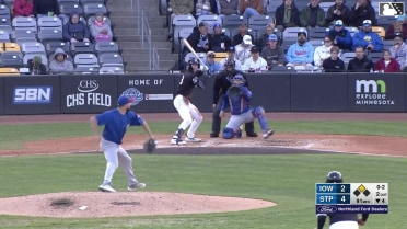 Walker Jenkins doubles (6) on a sharp ground ball to right fielder Justin Dean. Noah Cardenas scores.