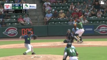 Yoeilin Cespedes homers (18) on a fly ball to left center field. Enddy Azocar scores. Justin Gonzales scores.