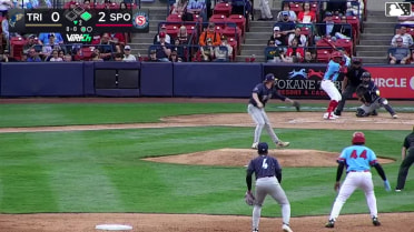 Roynier Hernandez grounds into a double play, shortstop Capri Ortiz to first baseman Caleb Bartolero. Tevin Tucker out at 2nd. Roynier Hernandez out at 1st.