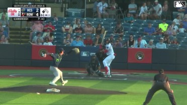 Conor Essenburg singles on a sharp line drive to left fielder Antonis Macias. Carter Beck scores.